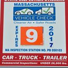 Massachusetts Vehicle Check - Car, Truck and Trailer